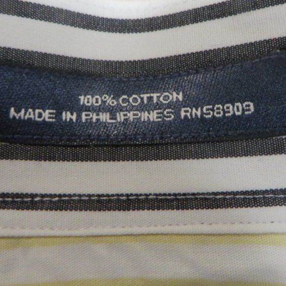 Daniel Cremieux Dress Shirt - Pastel Stripe Design - Medium - Picture 8 of 10